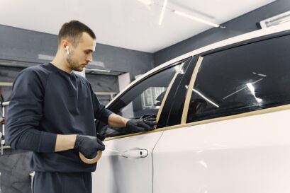 Professional window tinting